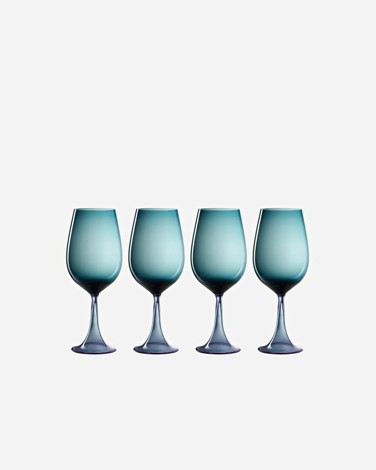 Stemless Murano Wine Glasses - Set of 4