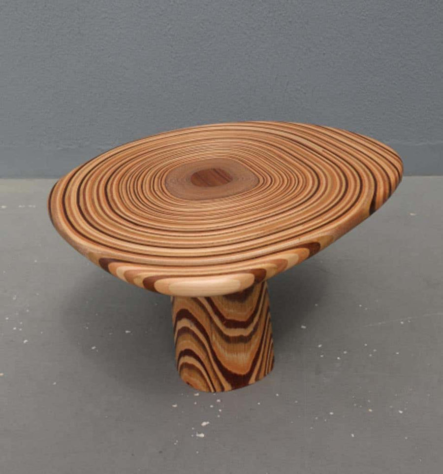 Distortion Wood Side Table Tables Studio Manda 