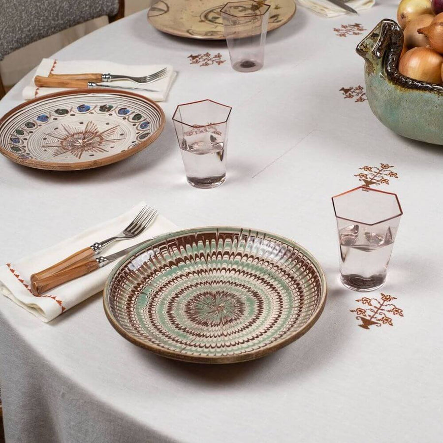 Ottoman Vase Tablecloth Tablecloths Malaika 