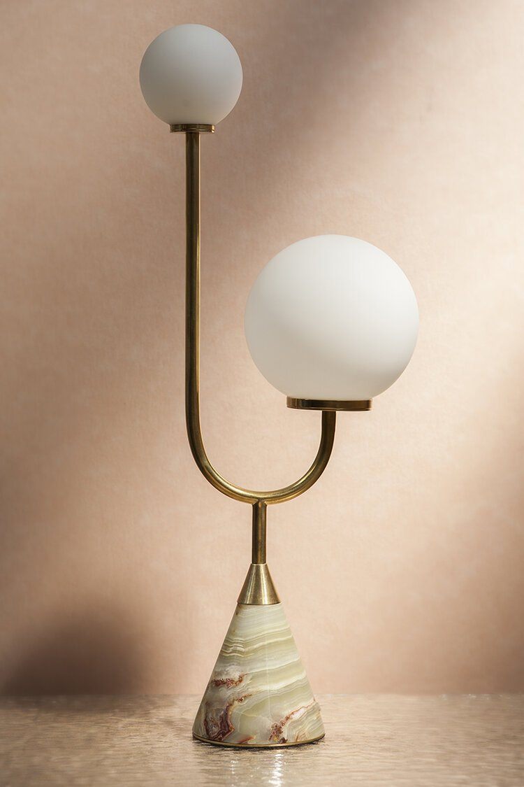Arancini Junior Table Lamp Lamps Moda Piera Onyx 