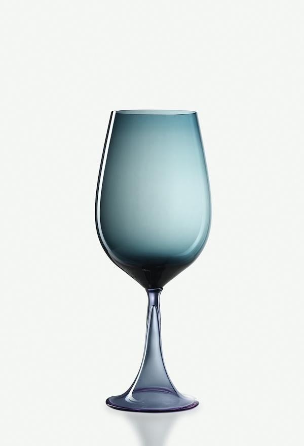 Bordeaux Mille e Una Notte Glasses, Set-of-Two Glasses Nason Moretti 