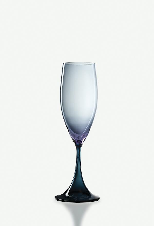 Champagne Mille e Una Notte Glasses, Set-of-Two Glasses Nason Moretti 