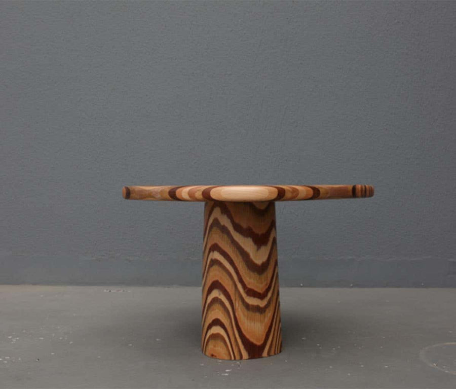 Distortion Wood Side Table Tables Studio Manda 