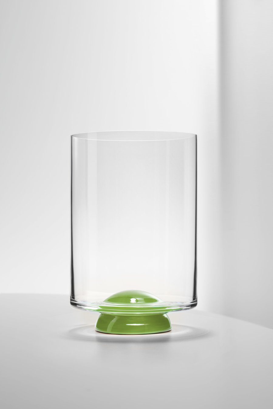 Dot Water Glasses, Set of Two Glasses Nason Moretti Green 