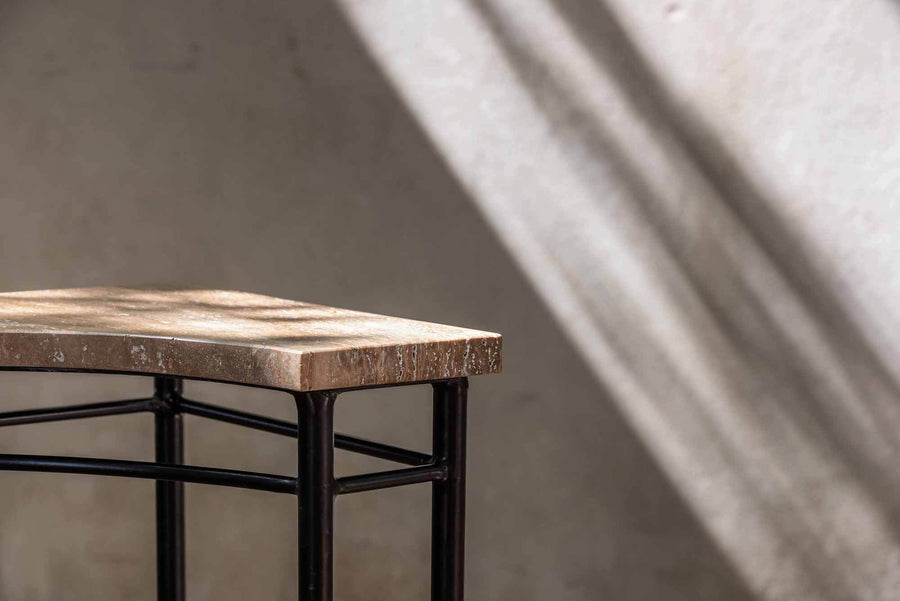 Gol. 004 Marble Side Table Tables Chapter Studio 