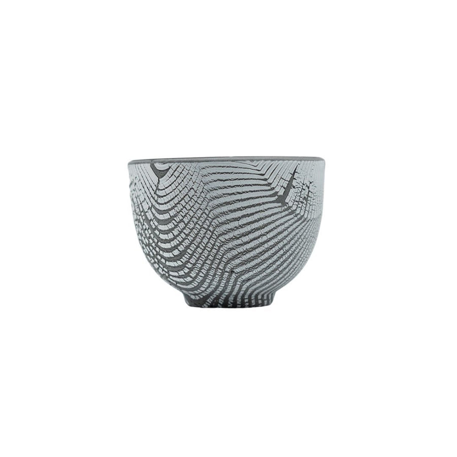 Sanghyuk Yoon Grey Striped Ceramic Bowl