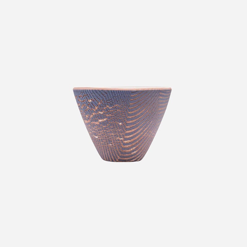 Sanghyuk Yoon Purple Striped Ceramic Bowl