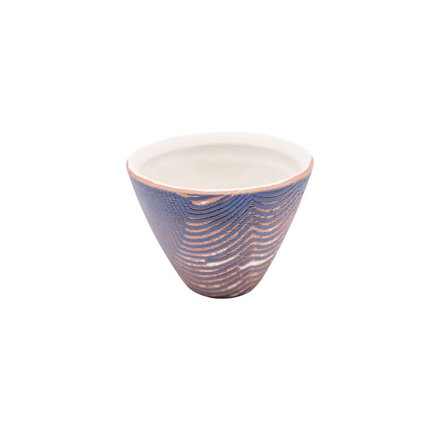 Sanghyuk Yoon Purple Striped Ceramic Bowl