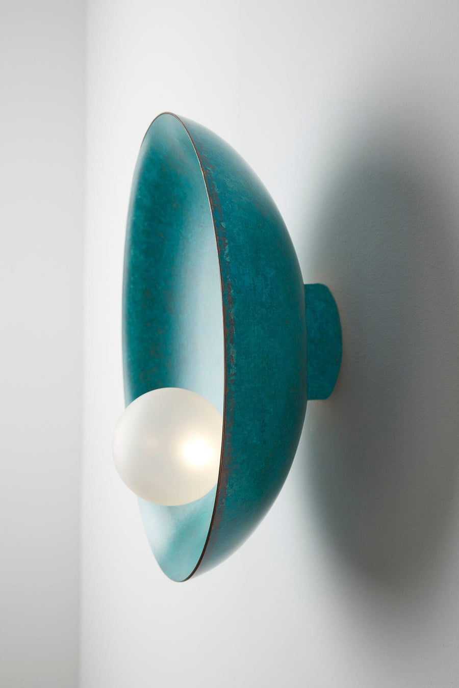 Verdigris Oyster Wall and Ceiling Lamp Ceiling Lamps Carla Baz 