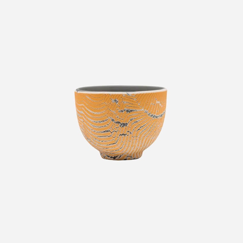 Sanghyuk Yoon Yellow Striped Ceramic Bowl